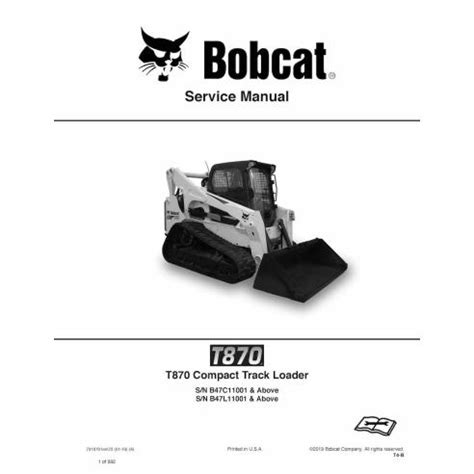 bobcat t870 skid steer owners manual|2022 bobcat t870 for sale.